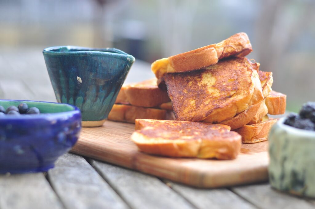 Cinnamon Toast On a Platter